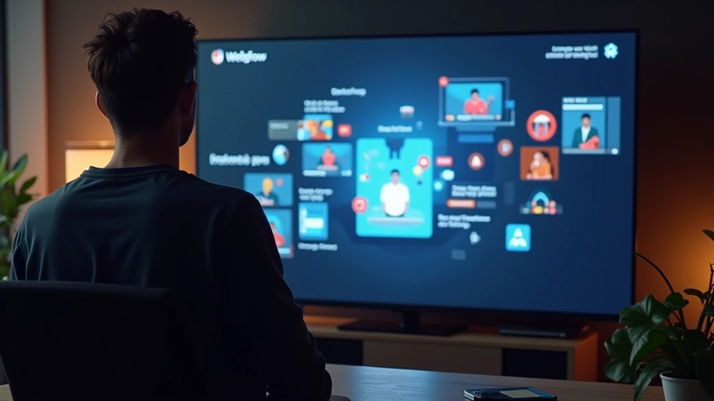 Animatie-effecten in actie op website mockup, moderne design presentatie